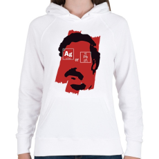 PRINTFASHION Ag or Pb?  - Női kapucnis pulóver - Fehér