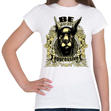 PRINTFASHION Agresszív - Női póló - Fehér