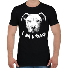 PRINTFASHION Agresszív pitbull - Férfi póló - Fekete férfi póló