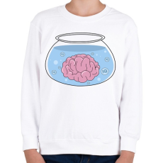 PRINTFASHION Agy - Gyerek pulóver - Fehér