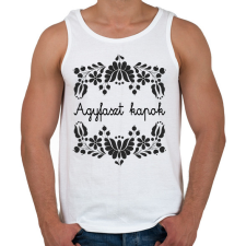 PRINTFASHION Agyfaszt kapok - Férfi atléta - Fehér atléta, trikó