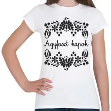 PRINTFASHION Agyfaszt kapok - Női póló - Fehér női póló