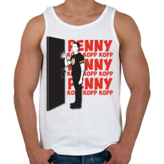 PRINTFASHION Agymenők - Férfi atléta - Fehér