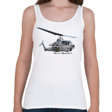 PRINTFASHION AH-1 Cobra - Női atléta - Fehér