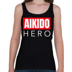 PRINTFASHION AIKIDO HERO - Női atléta - Fekete