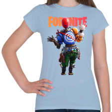 PRINTFASHION Airhead Fortnite - Női póló - Világoskék női póló