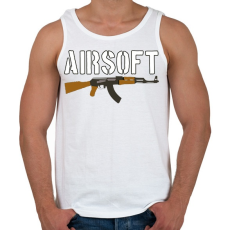 PRINTFASHION Airsoft AK-47 - Férfi atléta - Fehér