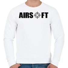 PRINTFASHION Airsoft - Férfi pulóver - Fehér férfi pulóver, kardigán