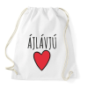 PRINTFASHION Ájlávjú - Sportzsák, Tornazsák - Fehér