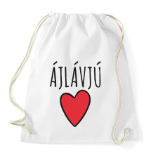 PRINTFASHION Ájlávjú - Sportzsák, Tornazsák - Fehér tornazsák