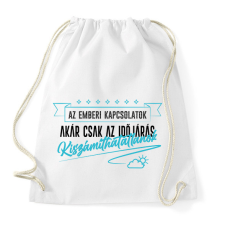 PRINTFASHION Akár csak az időjárás - Sportzsák, Tornazsák - Fehér tornazsák