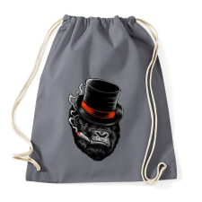 PRINTFASHION Akár egy főnök - Sportzsák, Tornazsák - Grafitszürke tornazsák