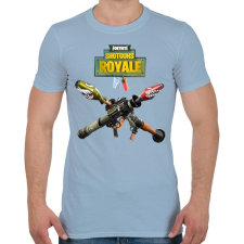 PRINTFASHION Aknavetők - Férfi póló - Világoskék férfi póló