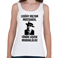 PRINTFASHION Al Capone főnök - Női atléta - Fehér