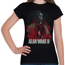 PRINTFASHION Alan Wake 2 - Női póló - Fekete női póló