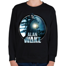 PRINTFASHION Alan Wake game - Gyerek pulóver - Fekete gyerek pulóver, kardigán