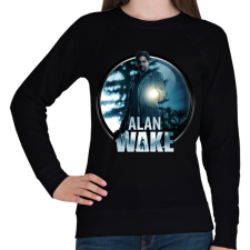 PRINTFASHION Alan Wake game - Női pulóver - Fekete női pulóver, kardigán