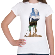 PRINTFASHION Alaszkai Vadonban - Női póló - Fehér női póló