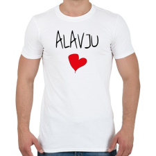 PRINTFASHION ALAVJU - I love you meme - Férfi póló - Fehér férfi póló