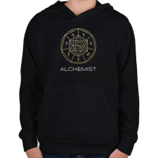 PRINTFASHION ALCHEMIST - Gyerek kapucnis pulóver - Fekete gyerek pulóver, kardigán