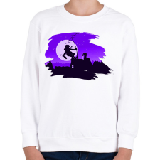 PRINTFASHION Alcoholic Santa - Paining mask - Gyerek pulóver - Fehér gyerek pulóver, kardigán