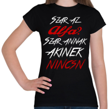 PRINTFASHION Alfa 002 - Női póló - Fekete női póló