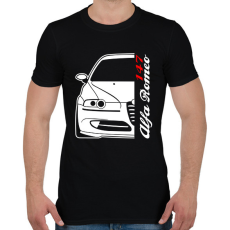 PRINTFASHION Alfa Romeo 147 01 - Férfi póló - Fekete