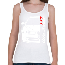 PRINTFASHION Alfa Romeo 147 01 - Női atléta - Fehér