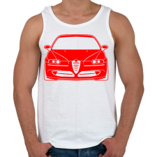 PRINTFASHION Alfa Romeo 147 05 - Férfi atléta - Fehér atléta, trikó
