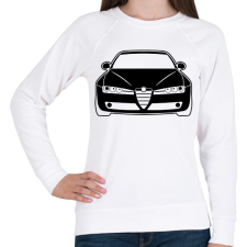 PRINTFASHION Alfa Romeo 159 003 - Női pulóver - Fehér női pulóver, kardigán