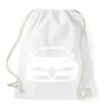 PRINTFASHION Alfa Romeo 159 004 - Sportzsák, Tornazsák - Fehér tornazsák