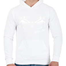 PRINTFASHION Alfa romeo 159 01 - Férfi kapucnis pulóver - Fehér