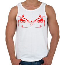 PRINTFASHION Alfa romeo 159 - Férfi atléta - Fehér atléta, trikó