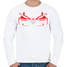 PRINTFASHION Alfa romeo 159 - Férfi pulóver - Fehér férfi pulóver, kardigán