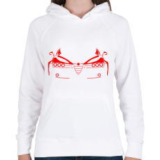 PRINTFASHION Alfa romeo 159 - Női kapucnis pulóver - Fehér