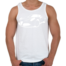 PRINTFASHION Alfa Romeo 8c 03 - Férfi atléta - Fehér atléta, trikó