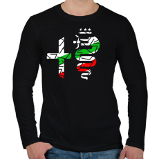 PRINTFASHION Alfa Romeo  - Férfi hosszú ujjú póló - Fekete