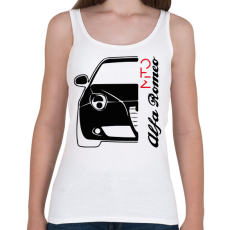 PRINTFASHION Alfa Romeo Mito - fekete - Női atléta - Fehér