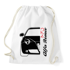 PRINTFASHION Alfa Romeo Mito - fekete - Sportzsák, Tornazsák - Fehér tornazsák