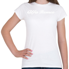 PRINTFASHION Alfa Romeo - Női póló - Fehér női póló