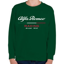 PRINTFASHION Alfa Romeo racing since 1910 - fehér - Gyerek pulóver - Sötétzöld gyerek pulóver, kardigán