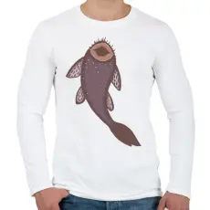 PRINTFASHION Algaevő - Férfi hosszú ujjú póló - Fehér