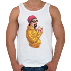 PRINTFASHION Ali G - Férfi atléta - Fehér