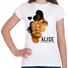 PRINTFASHION Alice in borderland arisu fekete - Női póló - Fehér női póló