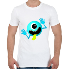 PRINTFASHION Alien - Férfi póló - Fehér