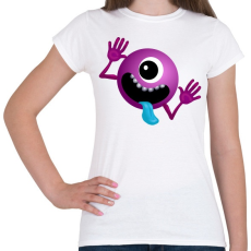 PRINTFASHION Alien - Női póló - Fehér
