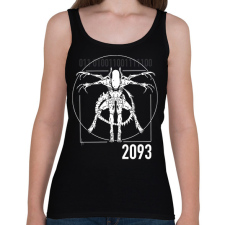 PRINTFASHION Alien Xenomorph - Női atléta - Fekete női trikó