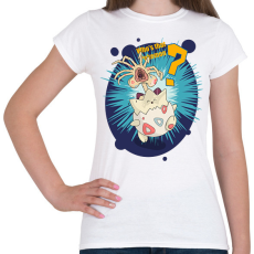 PRINTFASHION Alien xenomorph pokemon - Női póló - Fehér