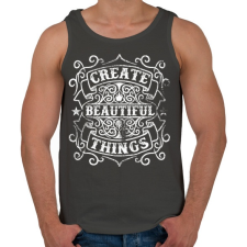 PRINTFASHION Alkoss csodás dolgokat! - Férfi atléta - Sötétszürke atléta, trikó