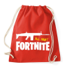 PRINTFASHION All night FORTNITE - Sportzsák, Tornazsák - Piros